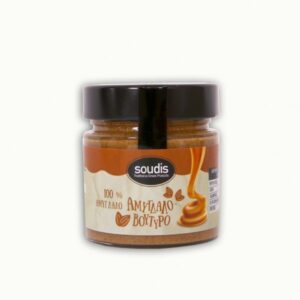 Αμυγδαλοβούτυρο Soudis 100% καρπός σε γυάλινο βάζο χωρίς πρόσθετα